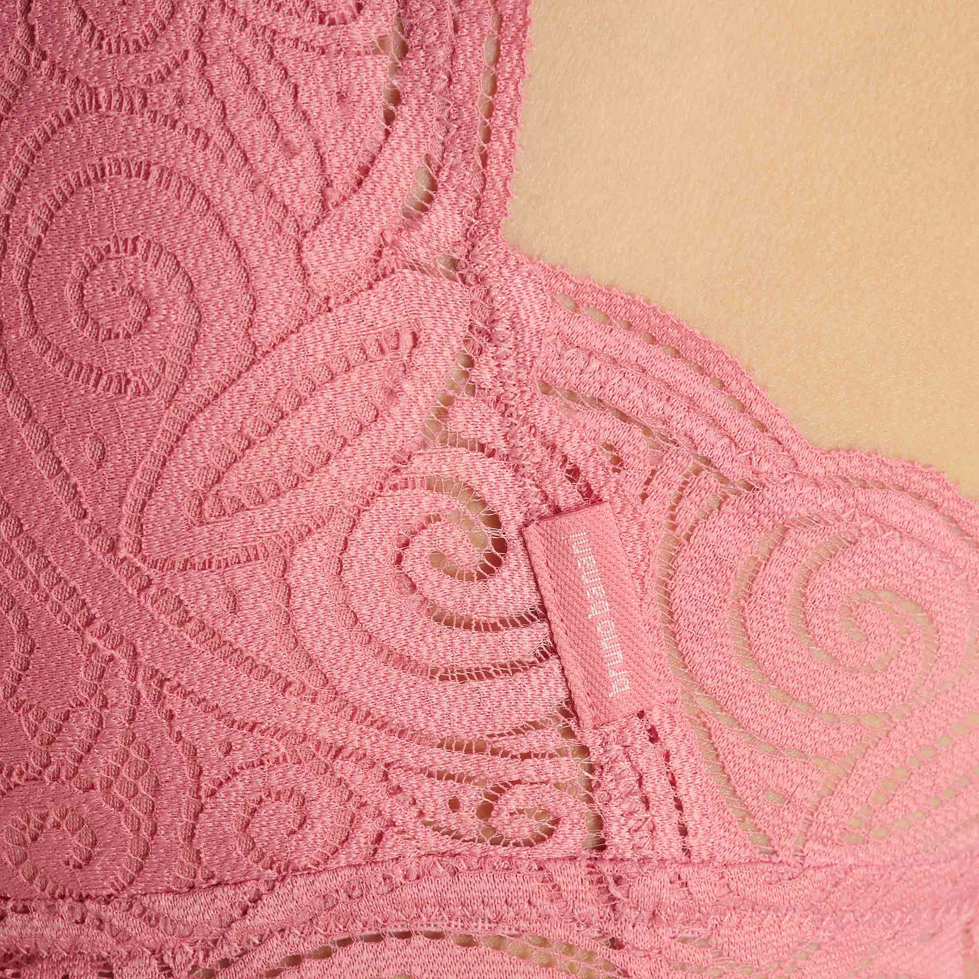 Spitze, Lingerie, Pink, BH, Damenunterwäsche