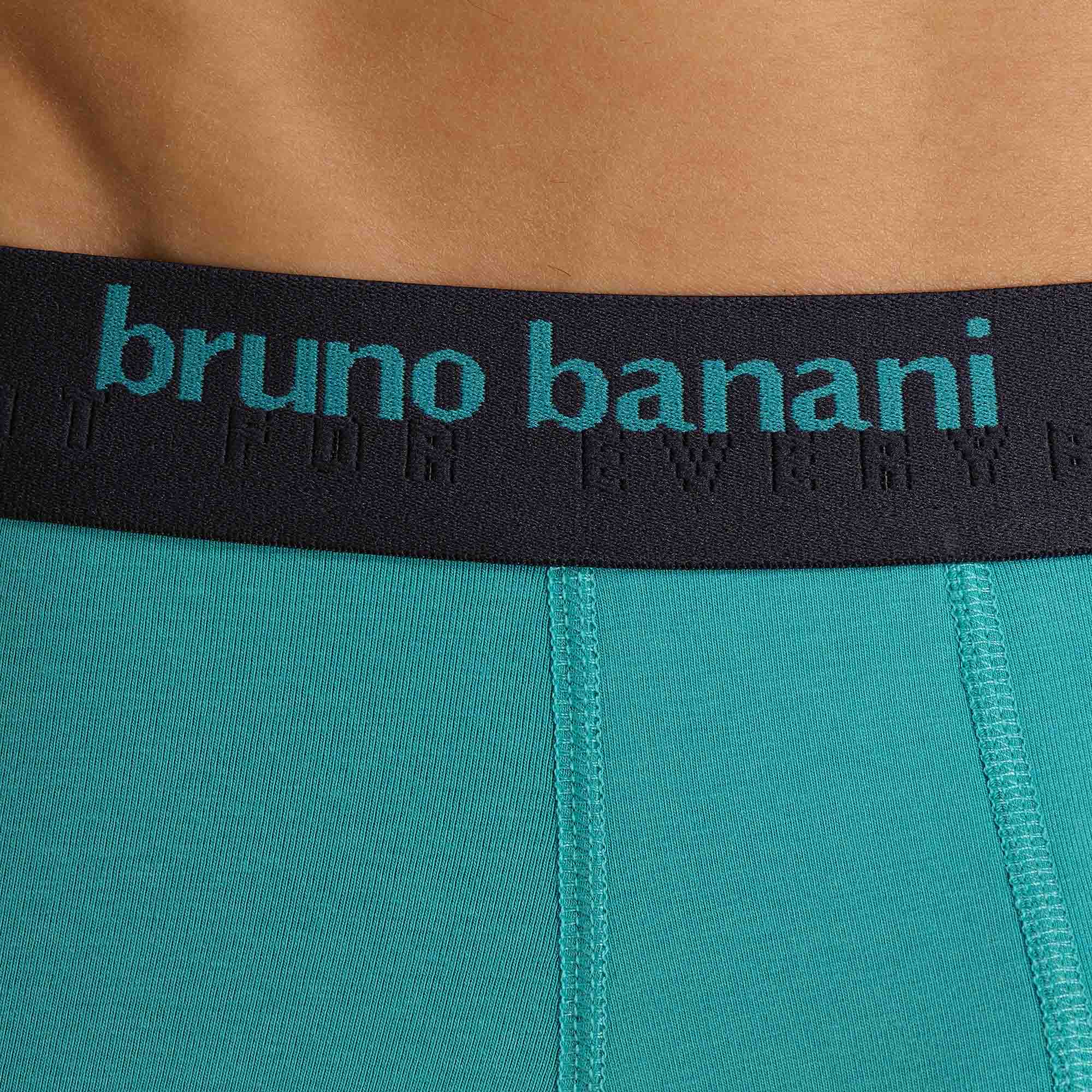 Unterwäsche, Elastischer Bund, Teal, Stretchgewebe, Logo-Bund