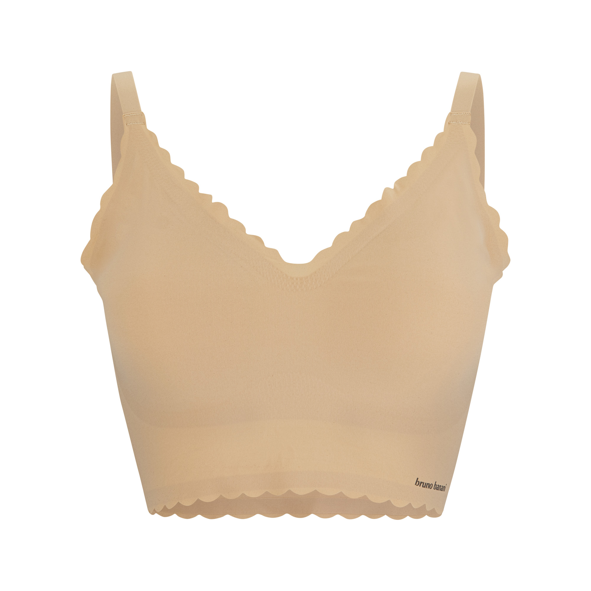 BH BH, Beige, Spitze, Geraehtes, Ungepolstert