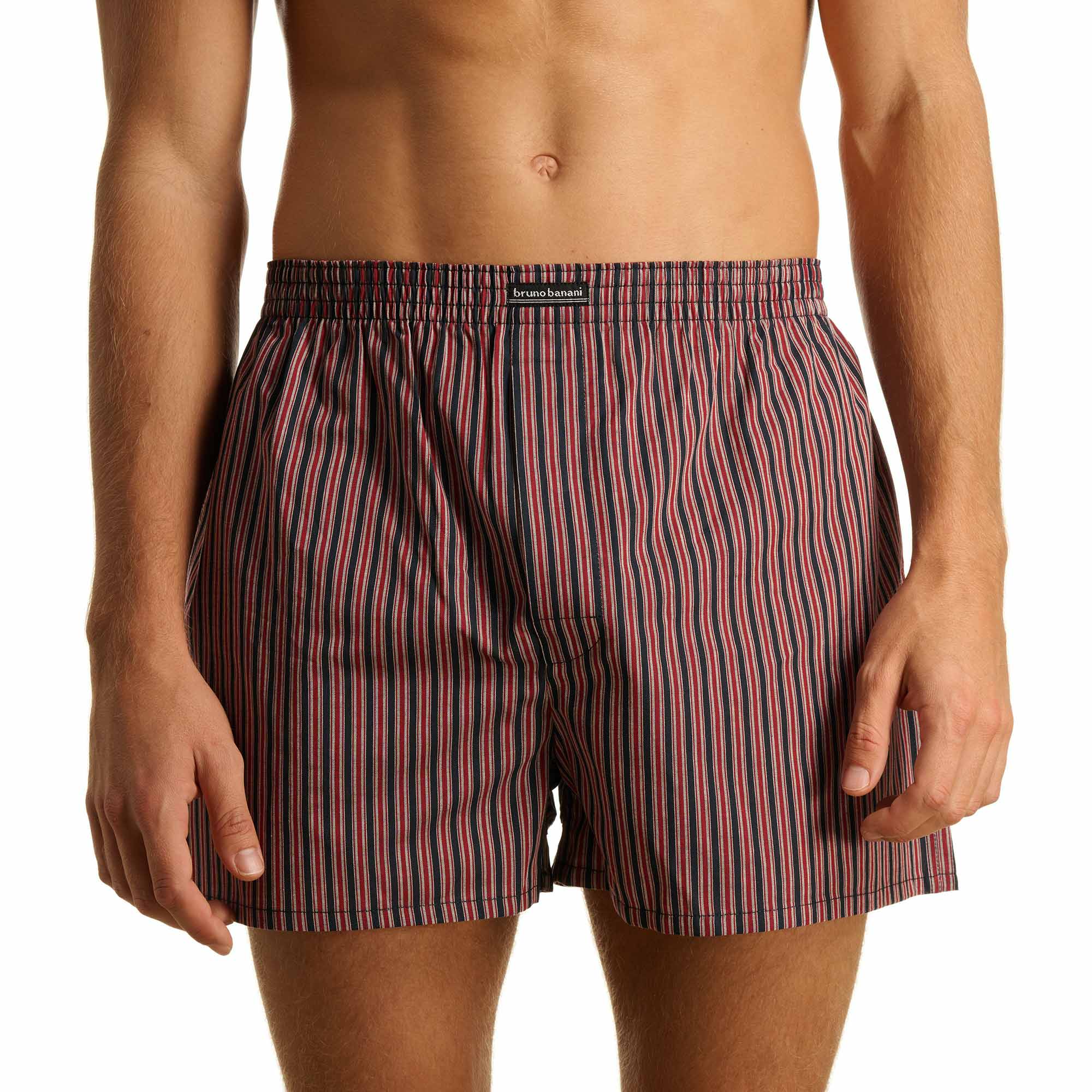 Badeshorts, Streifen, Baumwolle, elastisch, Sommer