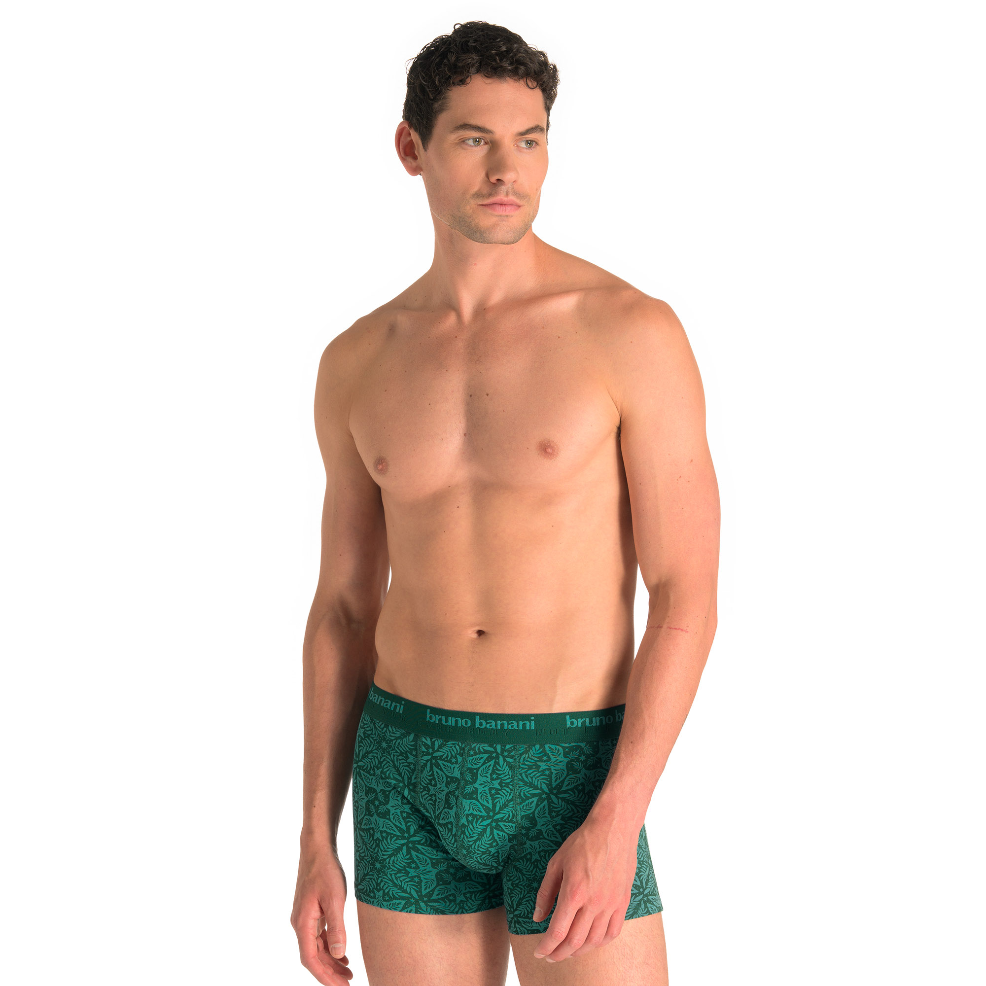 Unterwäsche, Boxer, Muster, Türkis, Kurzpants