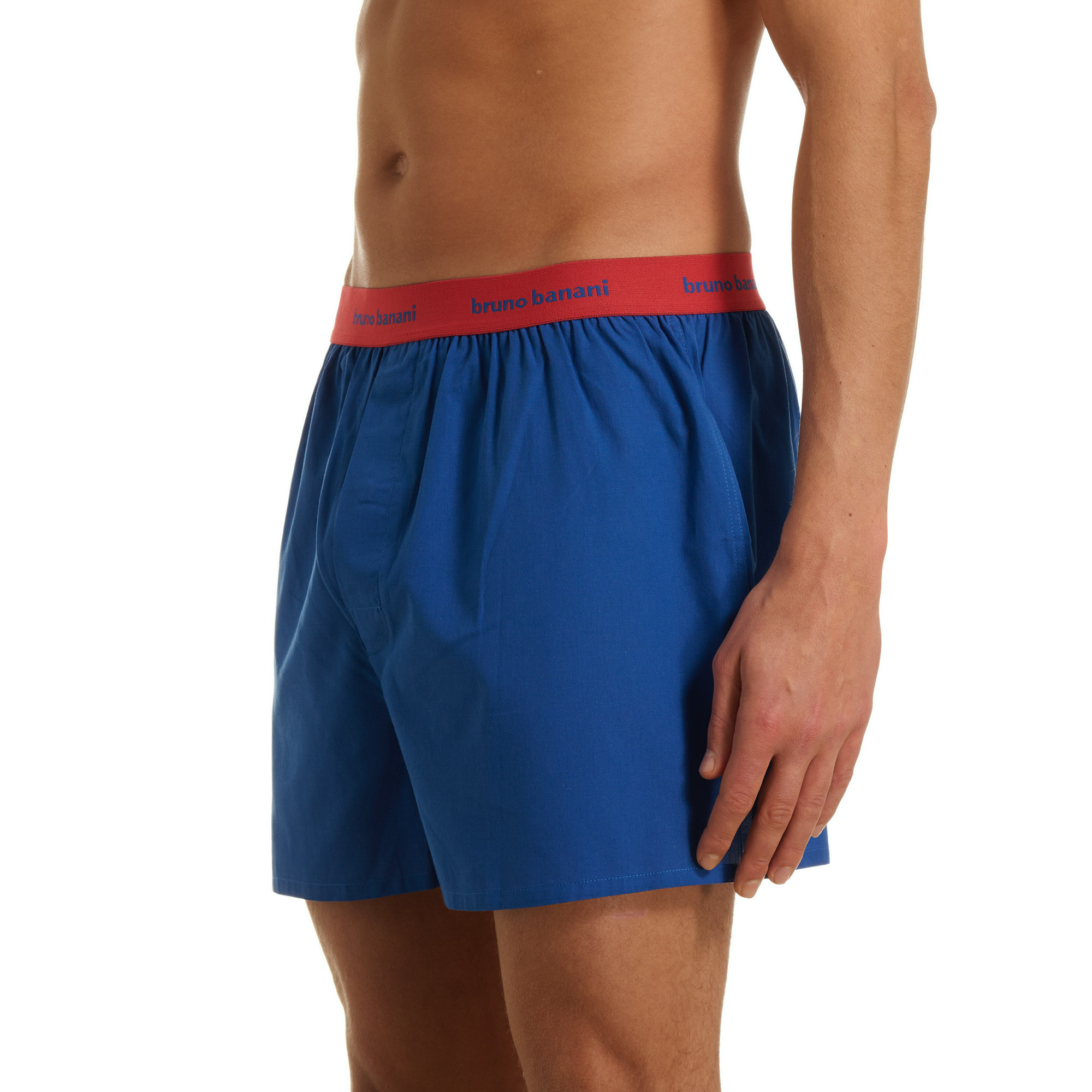 Boxer, Shorts, Blue, Gummibund, Bruno Banani