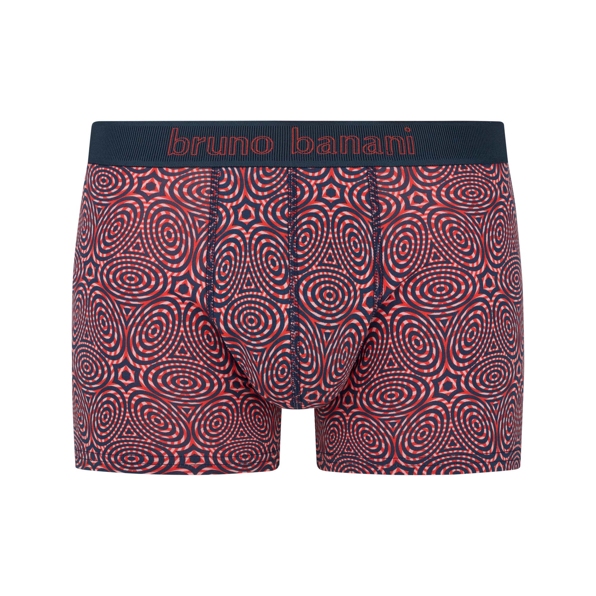 Unterhose, Boxer, Muster, Roter Kreisring, Elastischer Bund