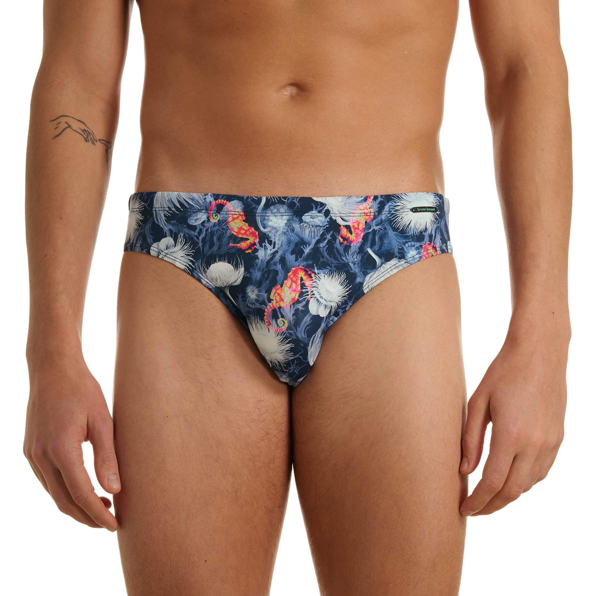 Badehose, Muster, Seepferdchen, Druck, Hose