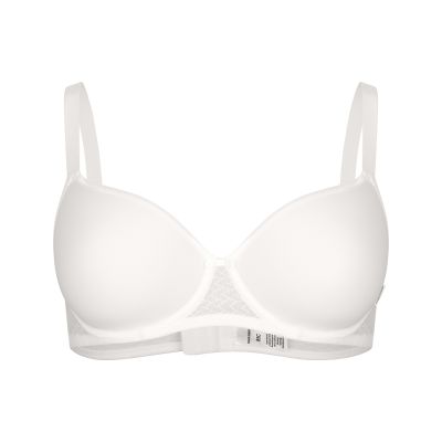BH-Oberteil, Unterstützende BH, Gedärmte Polster, Weiß, Spitzens Einsatz