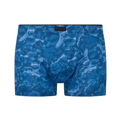 herren boxers, boxer shorts, blaues muster, unterhose aus elastik?, körpernaher schnitt