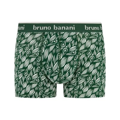 Boxerhosen, Gemustert, Grün, Elastischer Bund, Unterwäsche