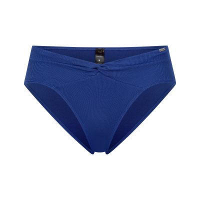 Badehose, Hochschnitt, Stützendes Design, Klarer Blau, Knotendetail