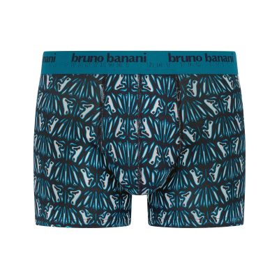 Boxershorts, Unterwäsche, gemustert, blau, elastischer Bund