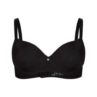 BH, Bügel-BH, Schwarz, Stützendes-Unterteil, Push-up?