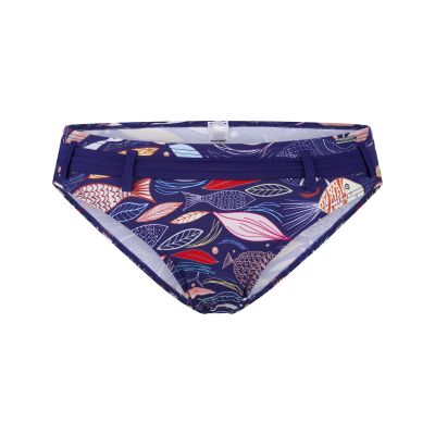 Bikini-H bottom, Druck, Blauer Hintergrund, Marineblau, Kakad pattern